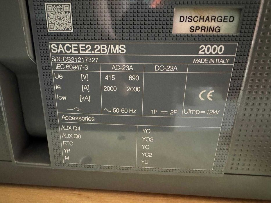 Intrerupator in aer / Intrerupator automat / disjunctor / usol  - ABB