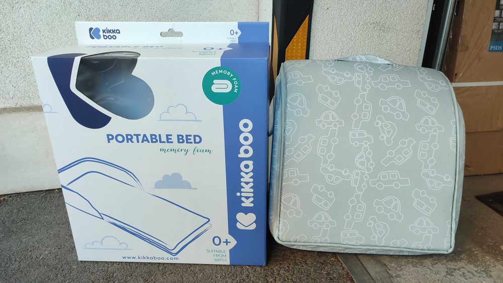 Преносимо бебешко легло с мемори пяна Kikka Boo