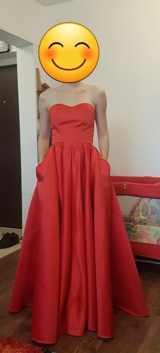 Rochie S seara rosie georgiana iordache