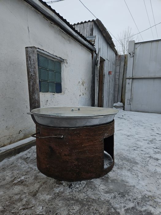 Продам, прокат казан с печью