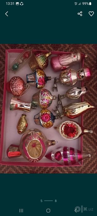 СССР елочные игрушки 50-70гг, см.все фото.
