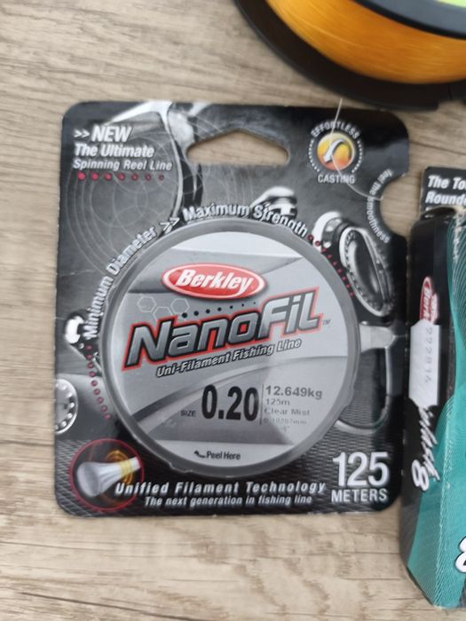 Berkeley whiplash si nanofil . Monofilamente 0.50 si 0.35.