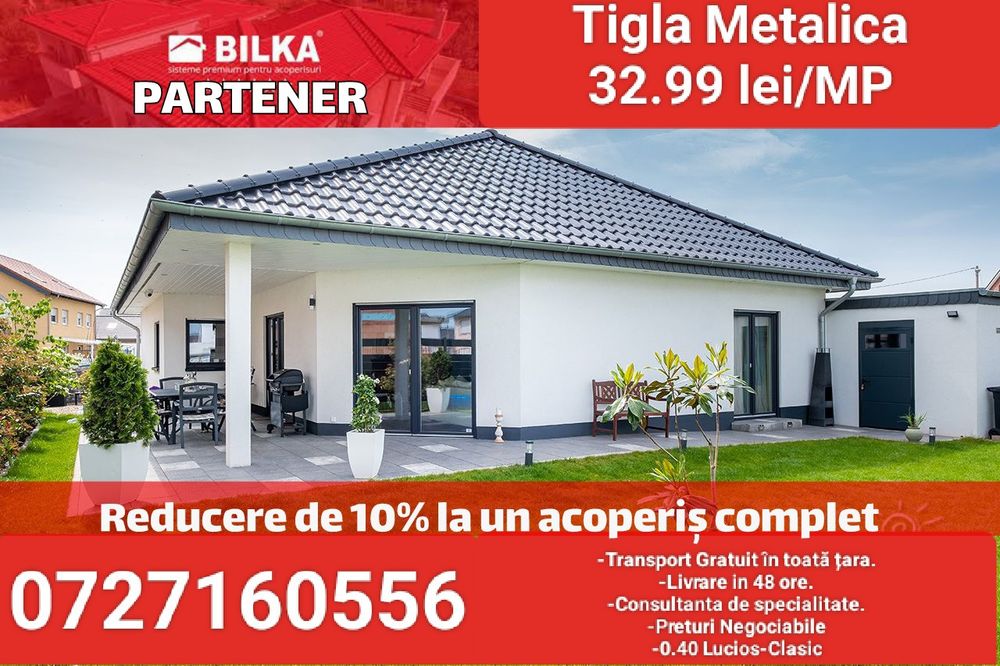 Promoție Bilka-Tigla Metalica