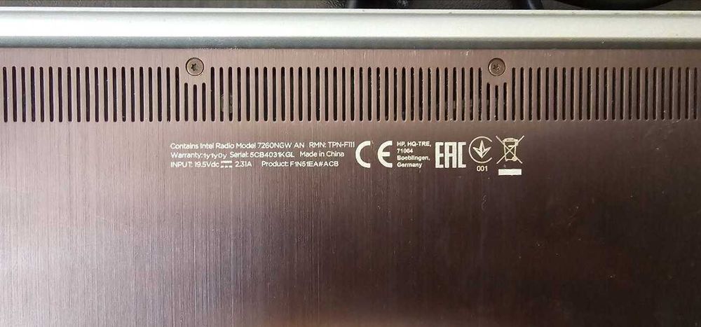 Лаптоп HP Spectre 13.3 F1N51EA (Руски букви)