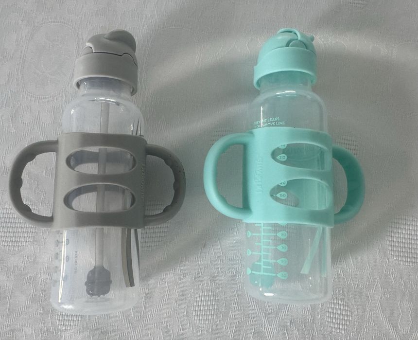 Бебешки шишета със сламка