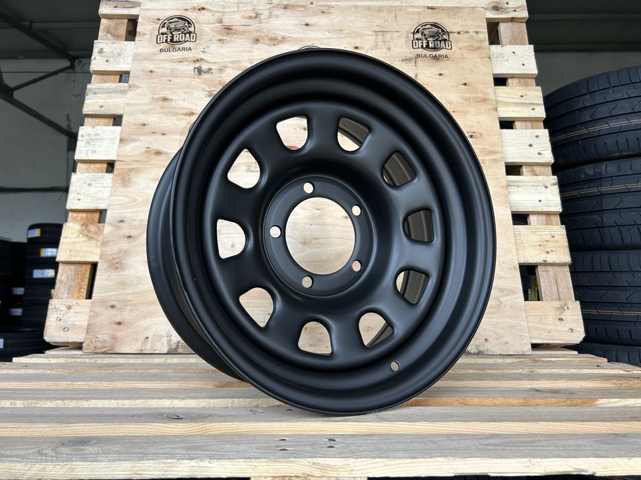 16" 5x139.7 Минусови Стоманени Джанти 4х4 Lada Niva/UAZ/Suzuki Vitara
