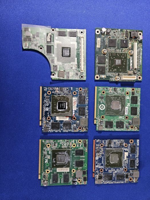 Netestate/placi video laptop
