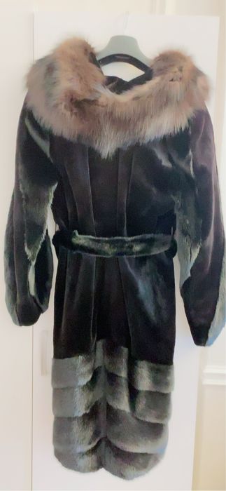 Шуба блэк лама норка Торг срочно