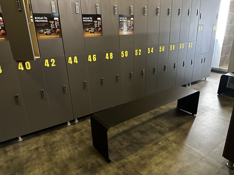 Banci metalice vopsite electrostatic