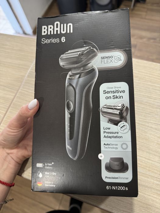 Aparat de ras electric Braun Series 6 61-N1000s, NOU/Sigilat!