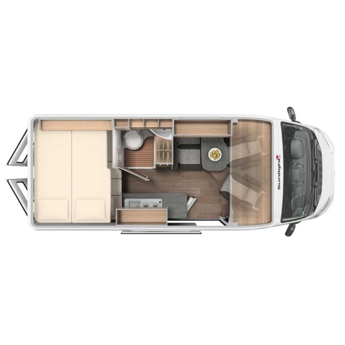 Autorulota Camper Van Sunlight Cliff 601 Adventure – Automata 5 locuri