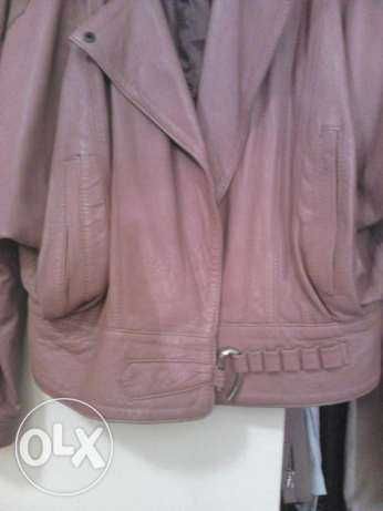 Естествена висококачествена кожа - яке размер М