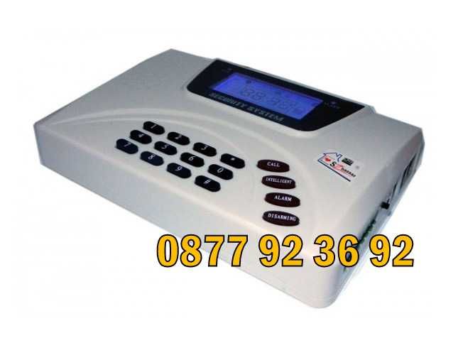 ПРОМОЦИЯ + БЪЛГАРСКО упътване GSM SIM Безжична алармена система аларма ...