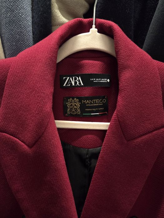 Чисто ново,без етикет,вълнено палто ZARA MANTECO