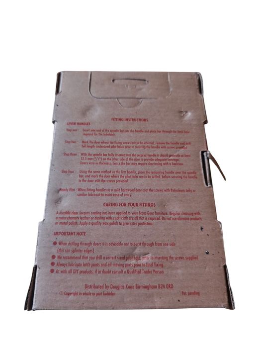 Set mânere ușă din alamă