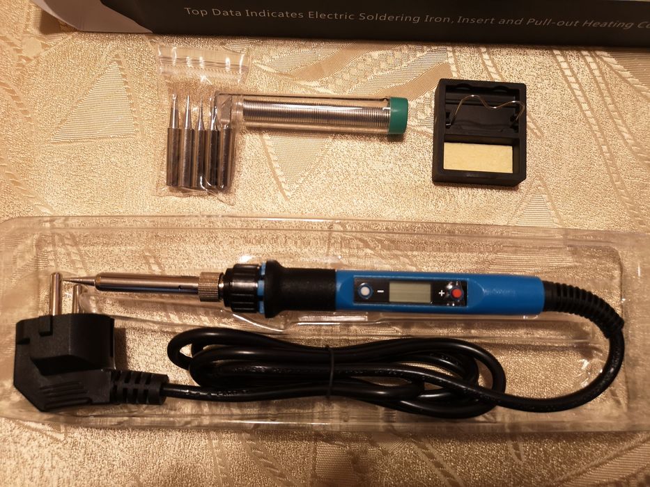 Професионален поялник 80W с електронно регулиране на температурата