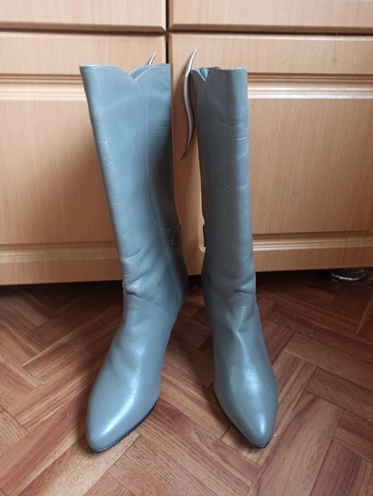 Сапоги весна-осень.Португалия.Кожа.