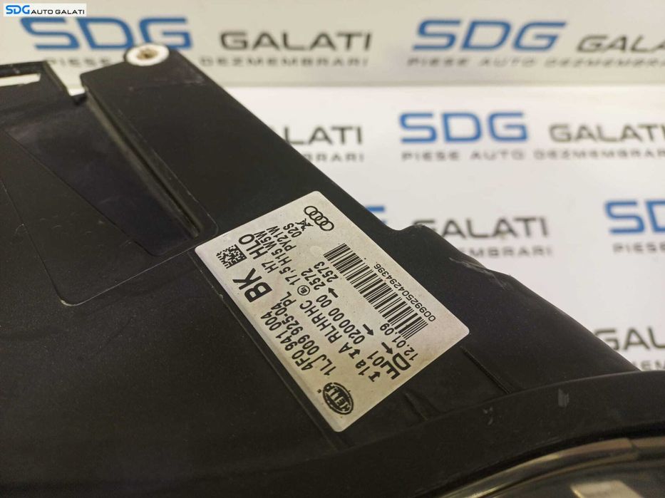 Far Dreapta FARA Xenon Audi A6 C6 Facelift 2008 - 2011 Cod 4F0941004 1LJ009925-04 [L1759]