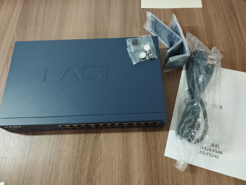 Fast FS24D новый 24 порта, свитч, хаб, коммутатор, маршрутизатор: 22 ...