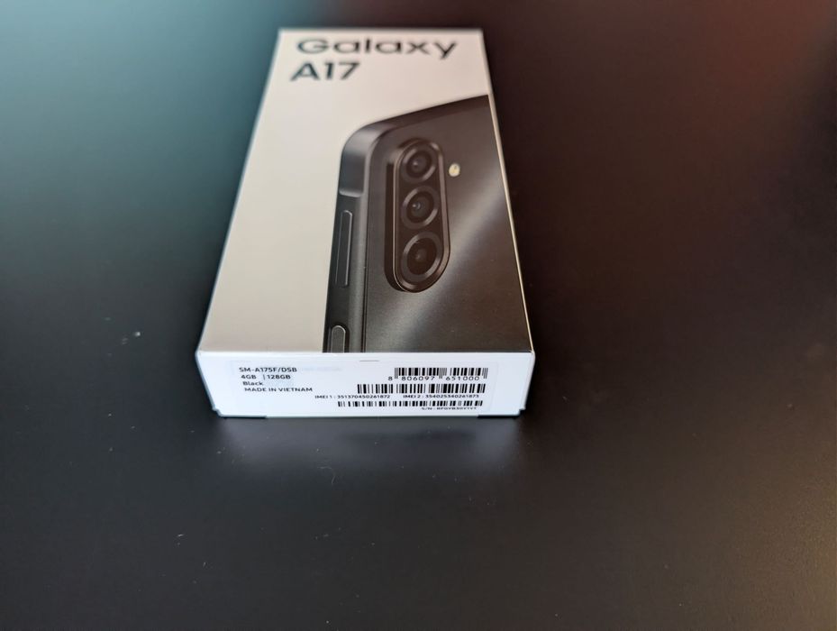 ЧИСТО НОВ: Samsung Galaxy A17 | 128GB | Black – Фабрично запечатан!