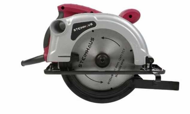 Ръчен циркуляр Steinhaus, PRO-CS1200, 1200 W, Диск 185 мм