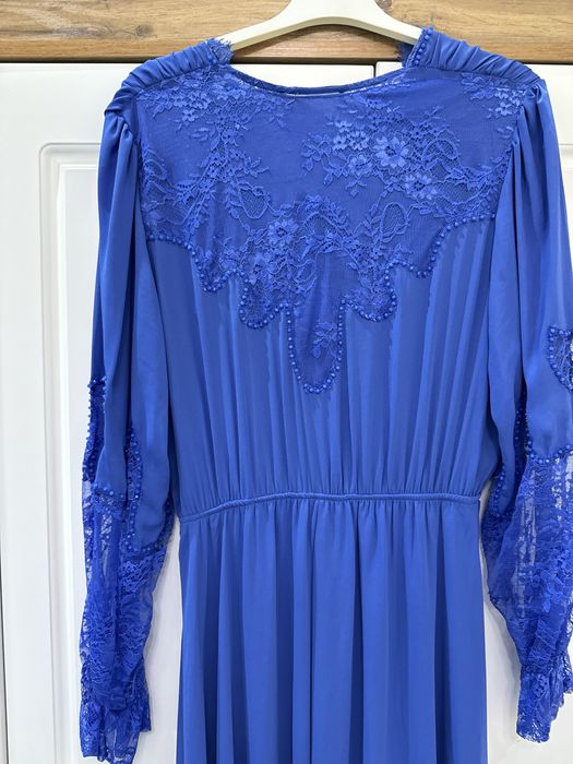 платье электро синее