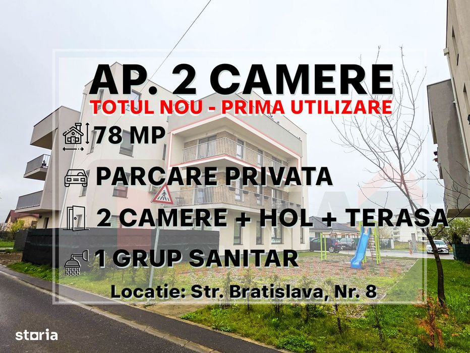 Ocazie: Ap. NOU | 78 mp | balcon | Prima Utilizare | Parcare | Video