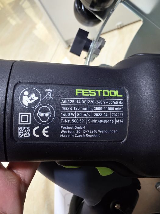 Sistem de tăiat cu diamant masina de canelat Festool DSC-AG 125