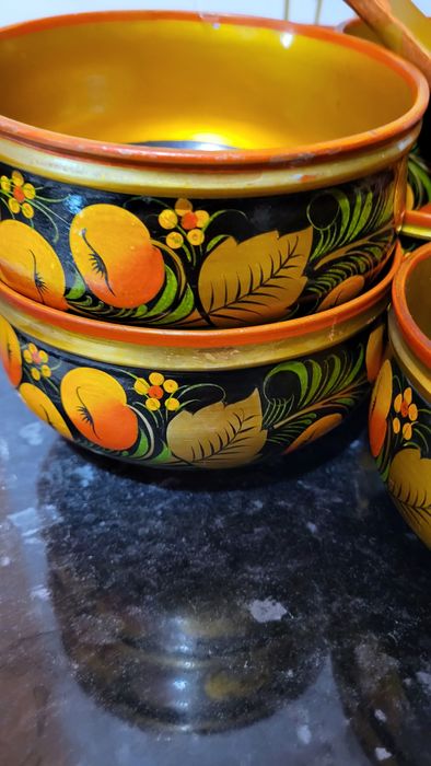 Тегеш астау, деревянная посуда