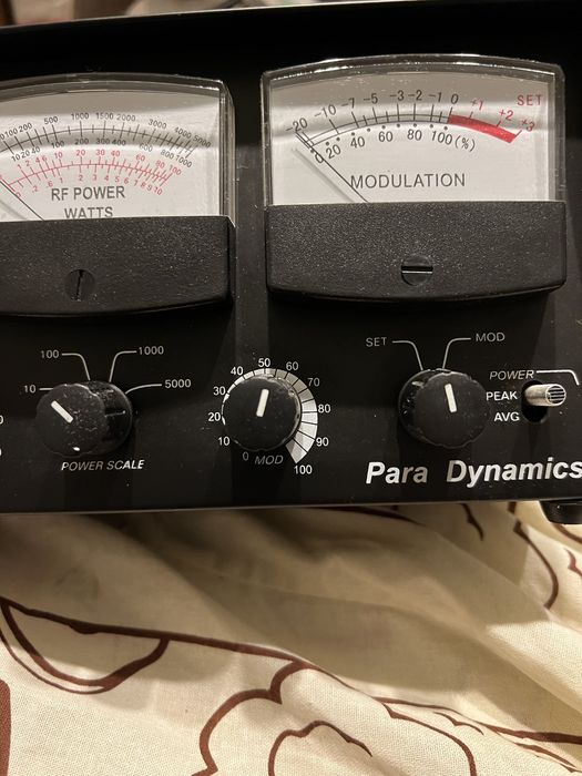 Vintage swr/power meter/modulation