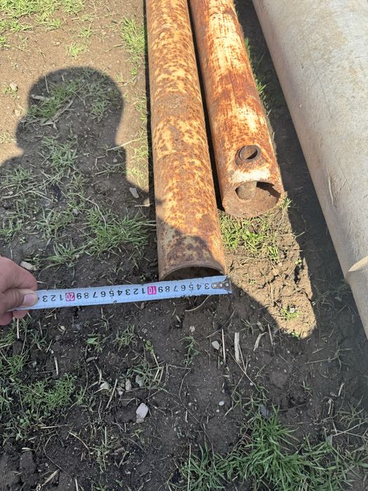 Труба асбестовая и метал советское