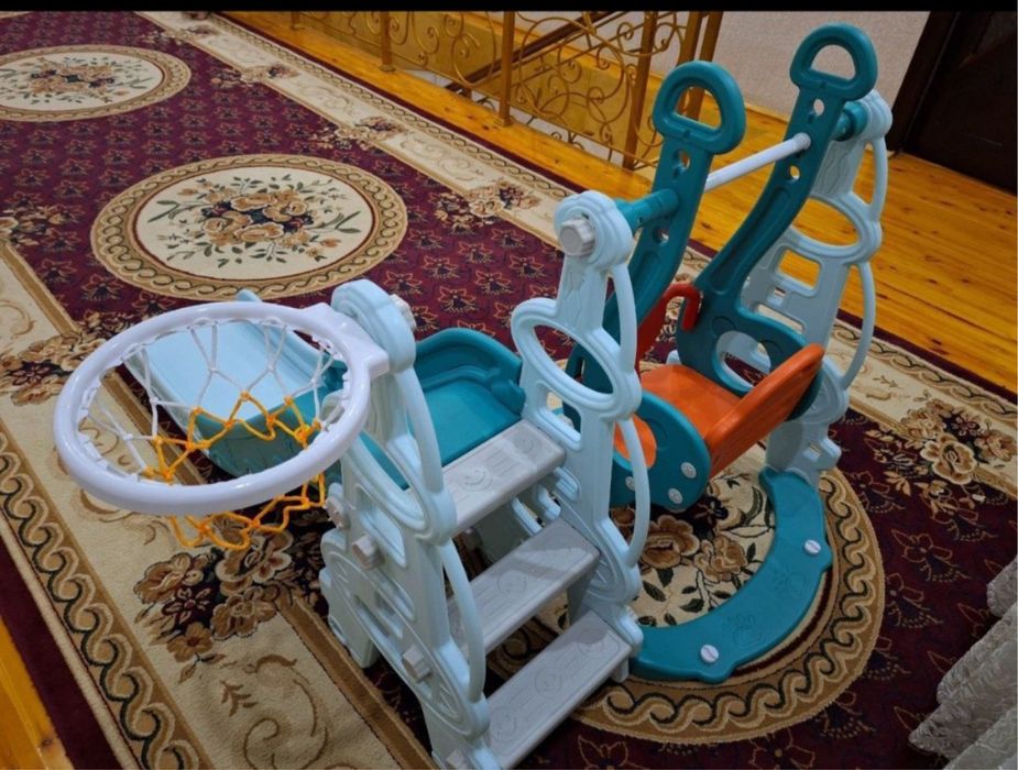 Даставка безплатная детска горка качела