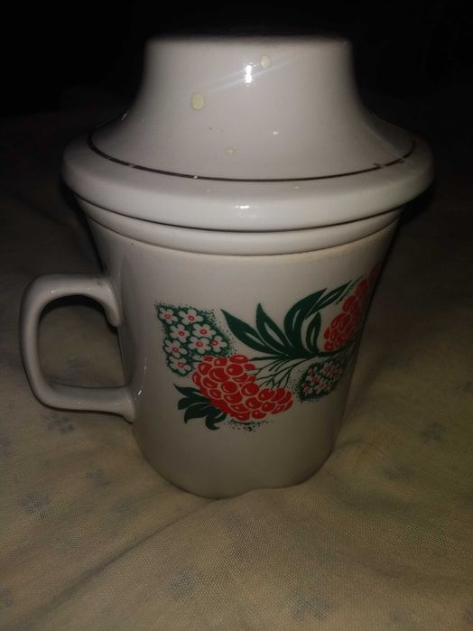 Винтажная фарфоровая чашка для заварки настоек и чая