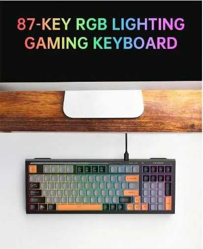 VK98 Проводная игровая клавиатура с RGB-подсветкой