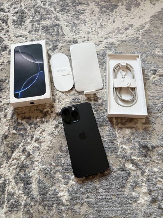 Apple iPhone 16 Pro Max 256 гб 93% Алматы Айфон 16 Про Макс Алматы