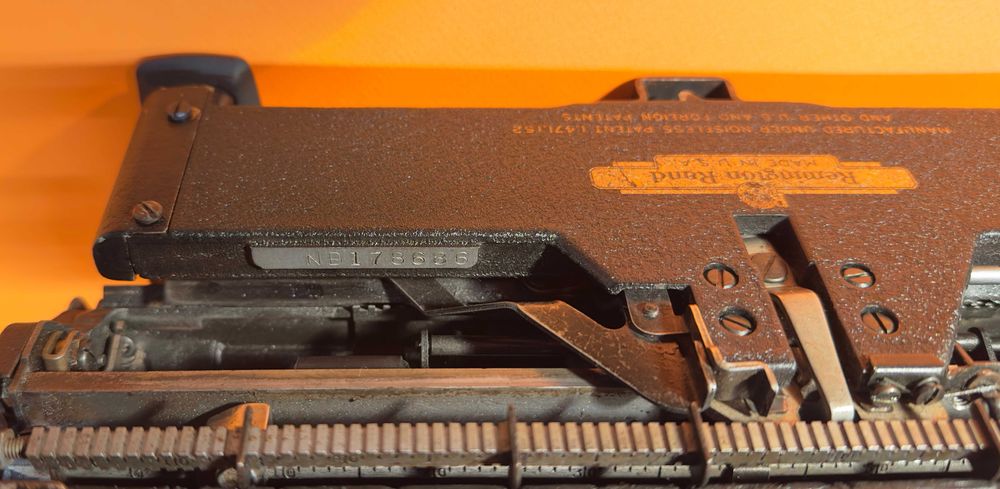 Антична Безшумна Пишеща Машина Remington Noiseless Made in USA