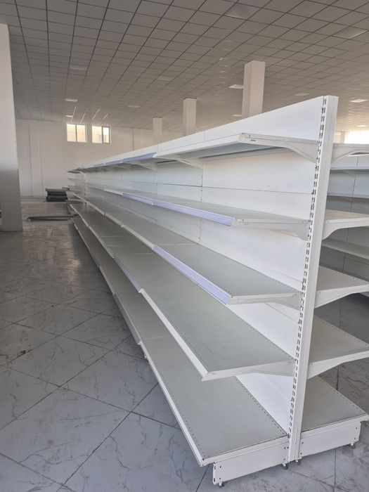 Стеллажи двухсторонние островные