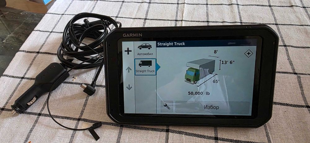 Навигация за камион Garmin Dezl 780 7 инча карти за цяла Европа и Турция пълен комплект