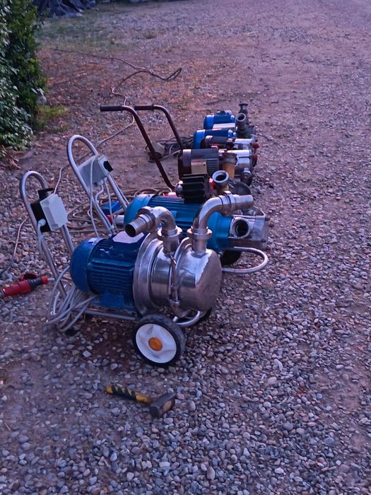 Pompe zdrobitoare si teascuri struguri