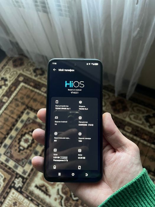 Продам  моб тел Tecno Spark Go