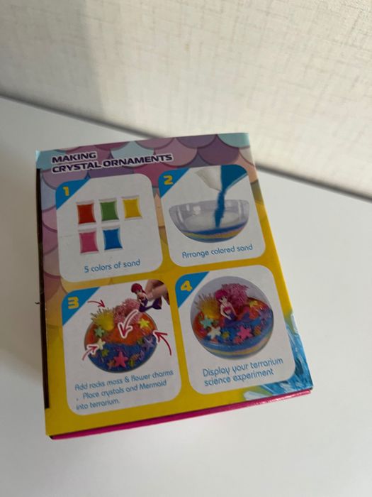 Лот играчки - фигурки и касичка Стич, Stitch, бутилка за вода, креативен комплект сфера с русалка