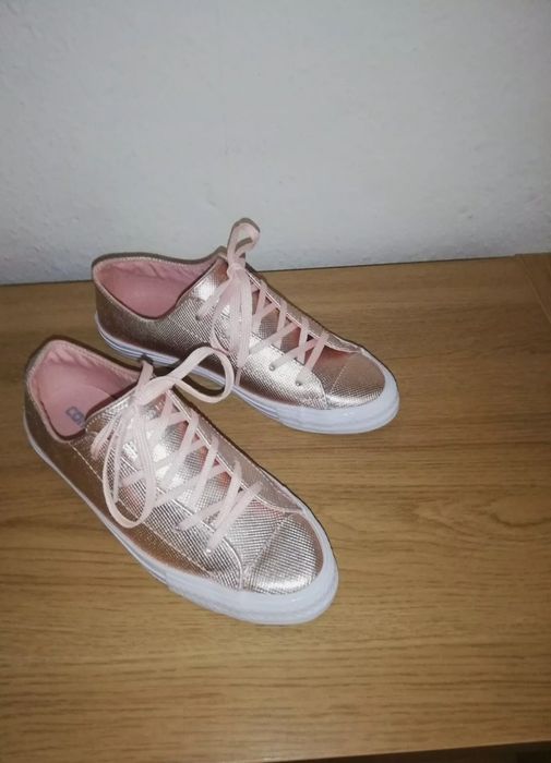 Converse - дамски кецове rose gold