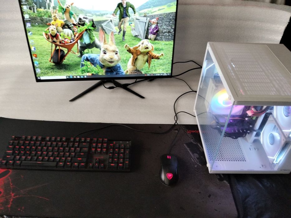 Full Komplekt Kampyuter RX 8 gb Manitor 27 IPS 165Hz Ozu 16 Gb Keys A