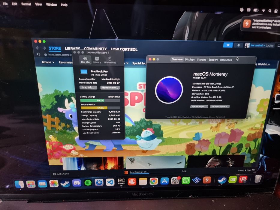 MacBook Pro 2016 15"