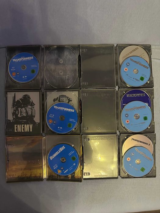 colectia filme Transformers 1-5 + Bumblebee 4K+bluray steelbook