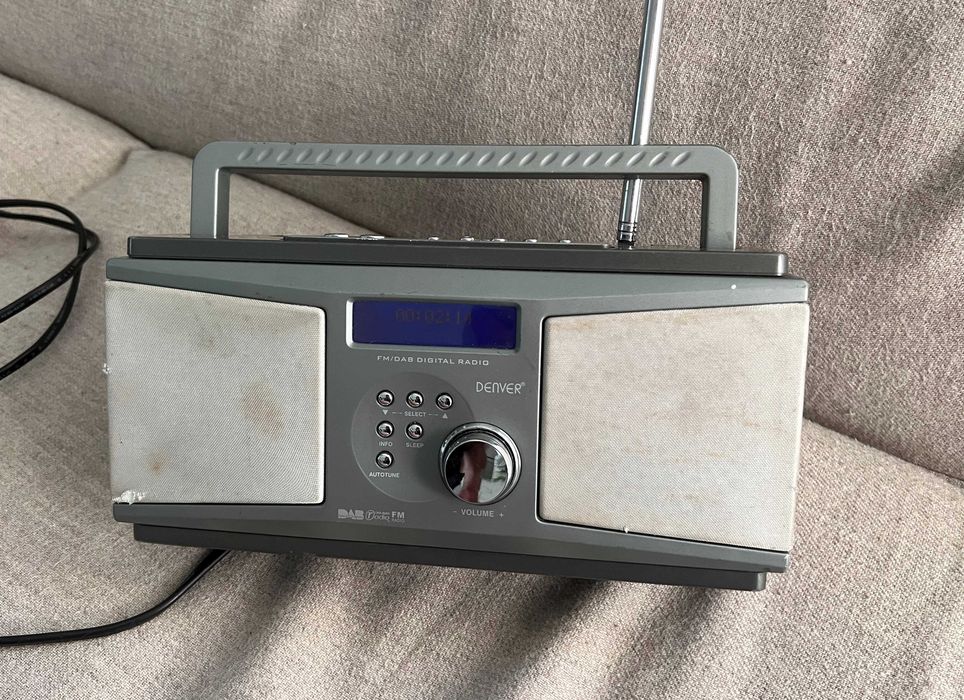 Radio digital Denver DAB-23 DAB FM cu ceas stereo