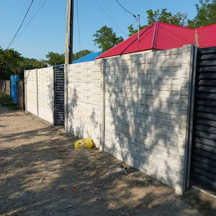 Garduri din sipca metalica, panou stil jaluzele, tabla, plasa si BCA