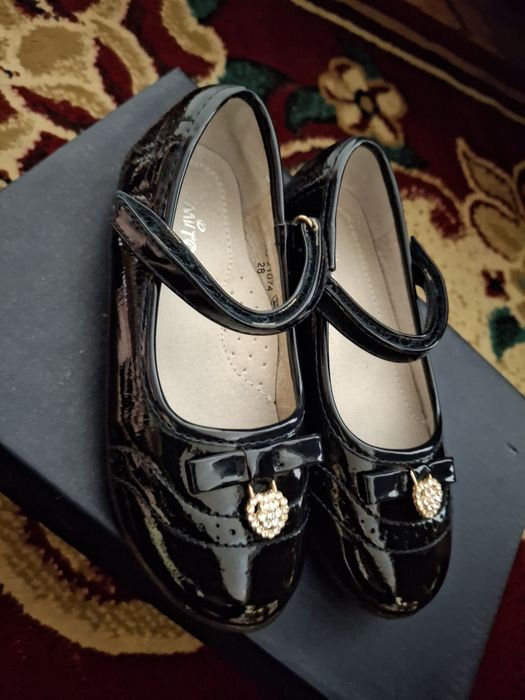 Туфли для школы темно синий