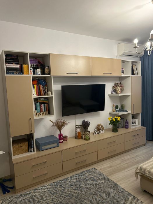 Mobilă living - Bibliotecă 320 cm