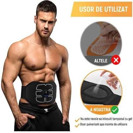 Centura de Electrostimulare EMS, YHJ, pentru slabit si tonifiere